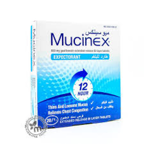 Mucinex 600mg Tablets
